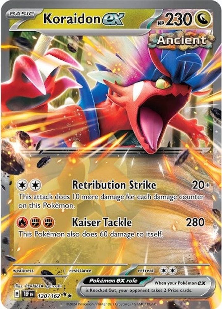 Koraidon ex 120  - Holofoil SV05 Temporal Forces - Double Rare