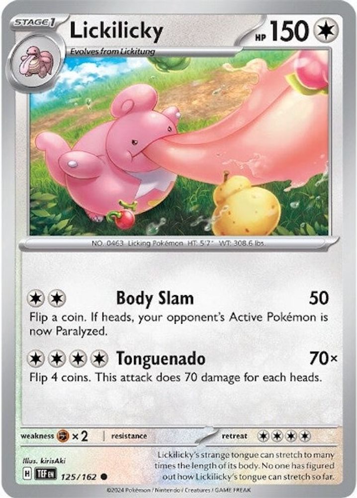 Lickilicky 125  SV05 Temporal Forces - Common