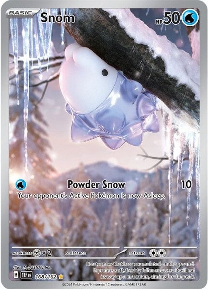Snom 168/162  - Holofoil SV05 Temporal Forces - Illustration Rare
