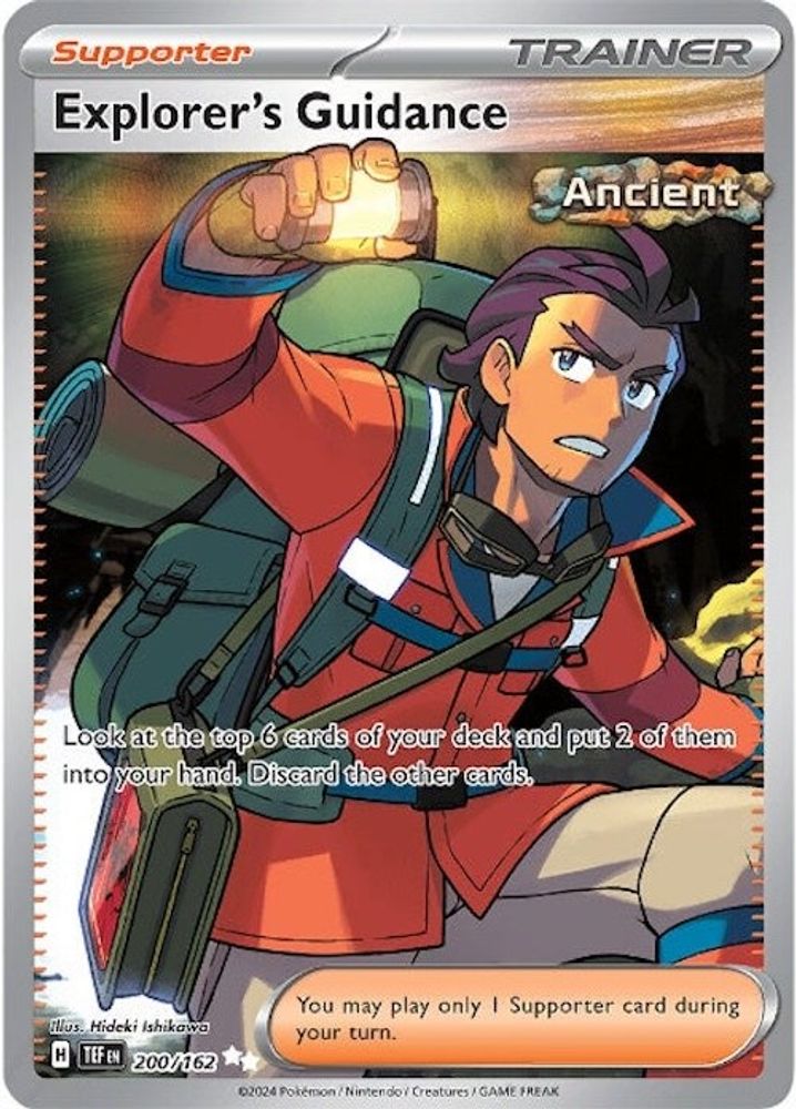 Explorer's Guidance 200/162  - Holofoil SV05 Temporal Forces - Ultra Rare