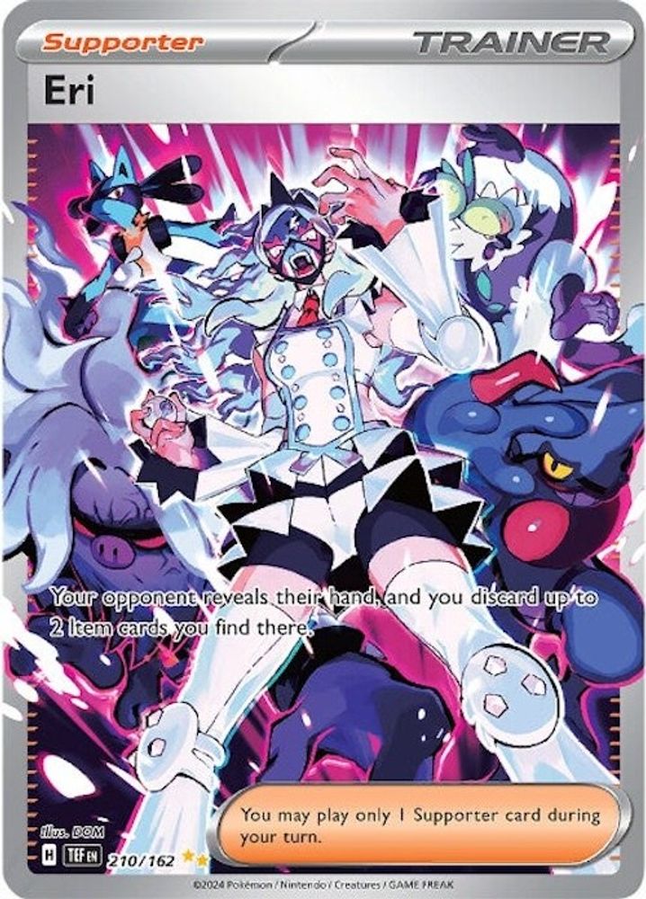 Eri 210/162  - Holofoil SV05 Temporal Forces - Special Illustration Rare