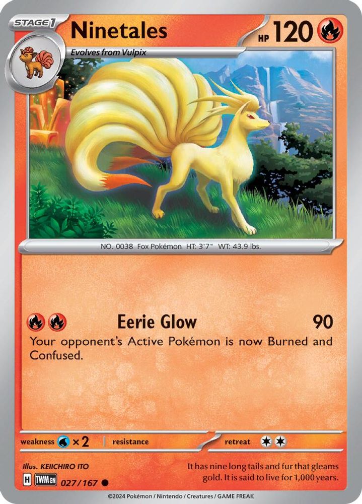 Ninetales 027  SV06 Twilight Masquerade - Common