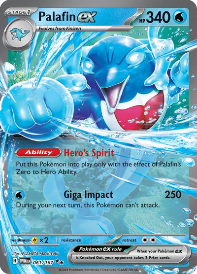Palafin ex 061/167  - Holofoil SV06 Twilight Masquerade - Double Rare