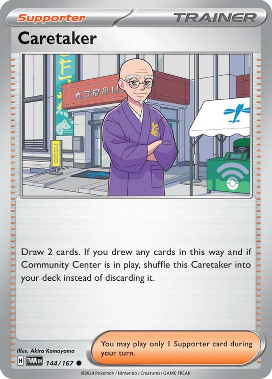 Caretaker 144/167  SV06 Twilight Masquerade - Common