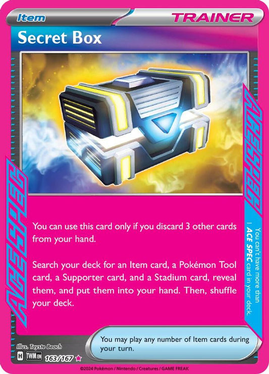 Secret Box 163  - Holofoil SV06 Twilight Masquerade - ACE SPEC Rare