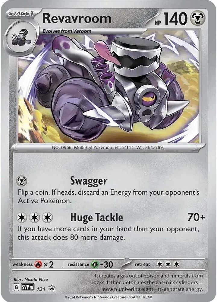 Revavroom 121  - Holofoil SV Scarlet & Violet Promo Cards - Promo