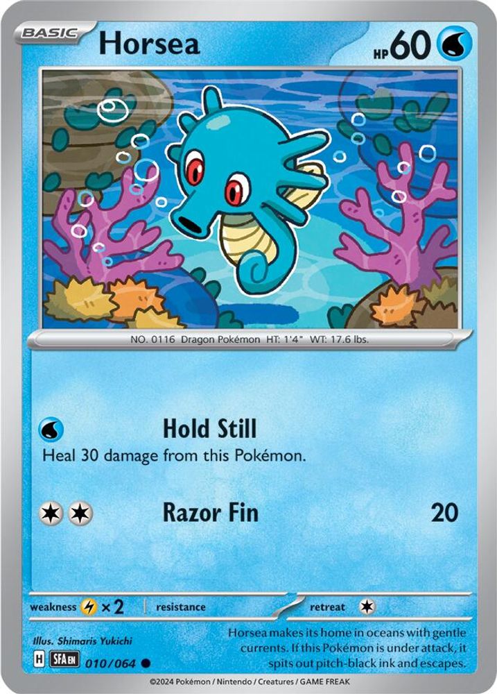 Horsea 010/064  SV Shrouded Fable - Common