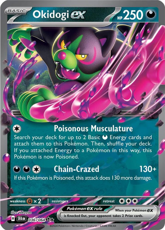Okidogi ex 036/064  - Holofoil SV Shrouded Fable - Double Rare