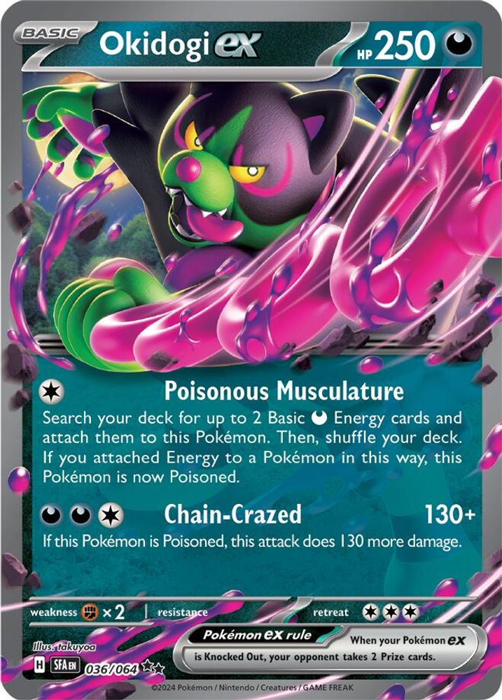 Okidogi ex 036/064  - Holofoil SV Shrouded Fable - Double Rare