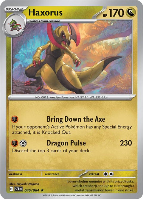 Haxorus 046  - Holofoil SV Shrouded Fable - Rare
