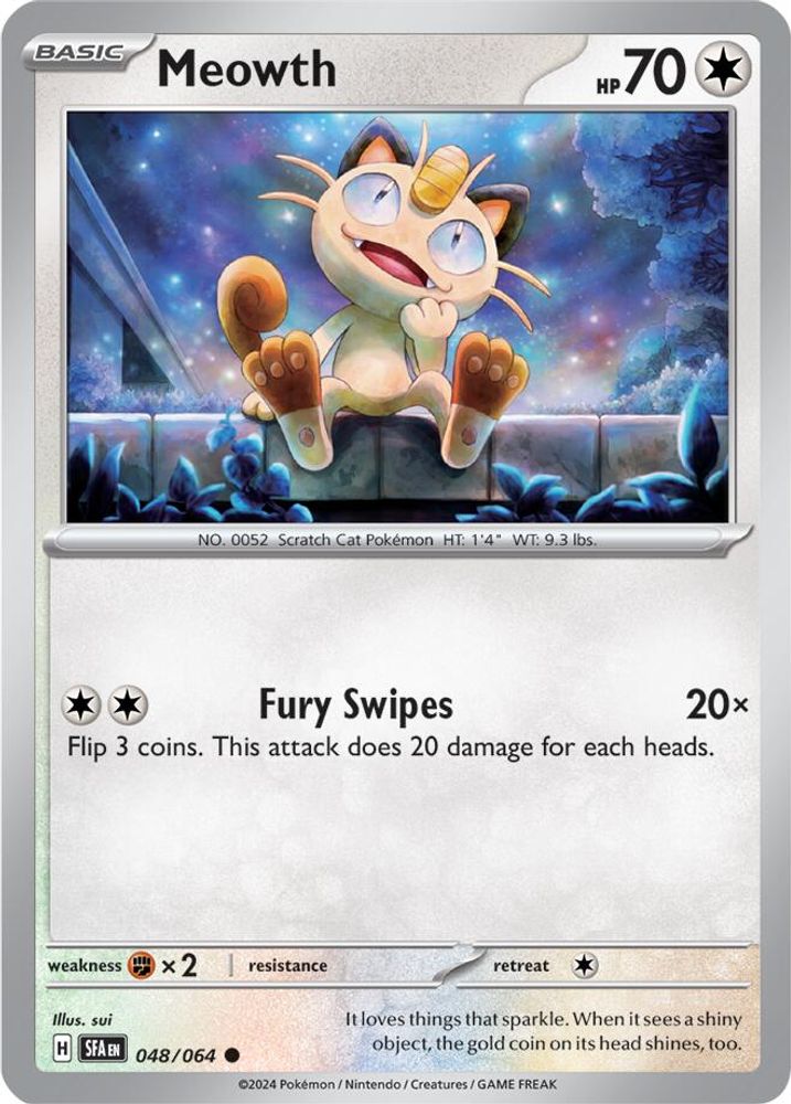 Meowth 048  SV Shrouded Fable - Common