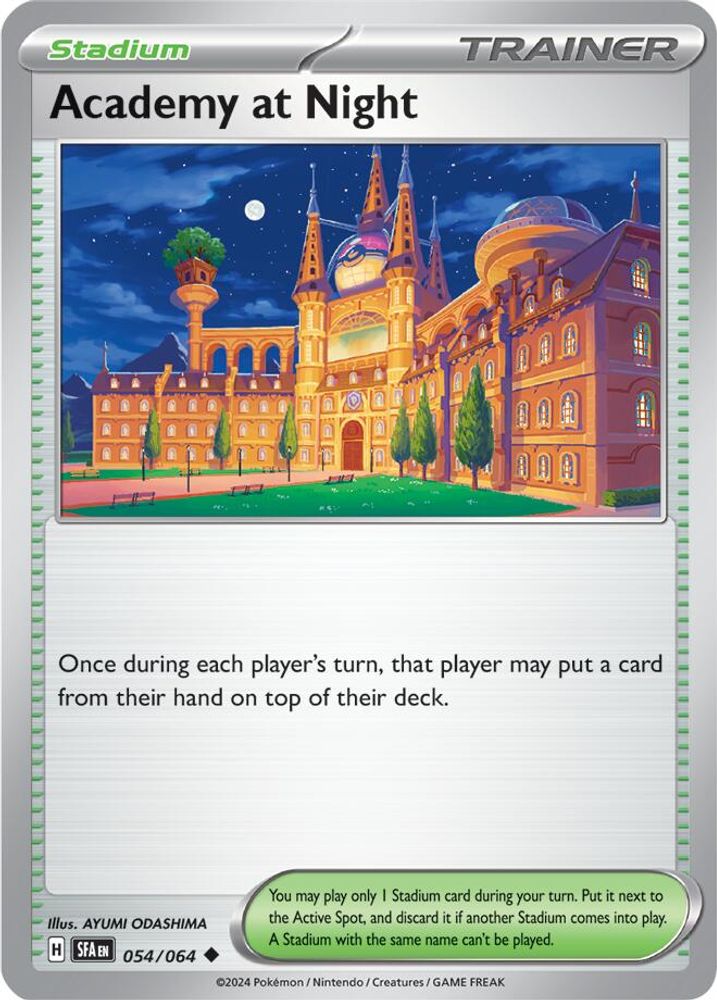 Academy at Night 054  - Reverse Holofoil SV Shrouded Fable - Uncommon