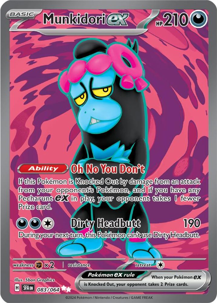 Munkidori ex 083/064  - Holofoil SV Shrouded Fable - Ultra Rare