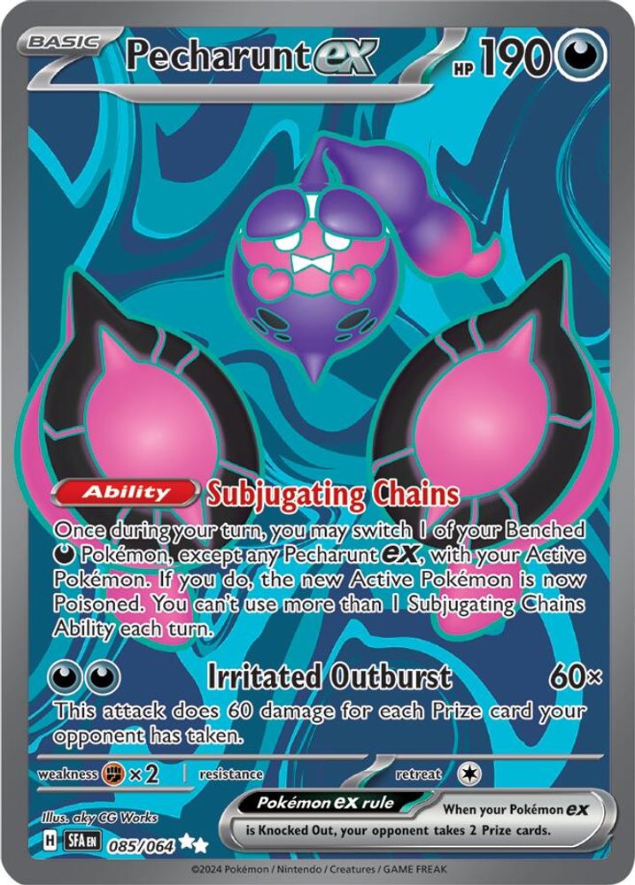 Pecharunt ex 085/064  - Holofoil SV Shrouded Fable - Ultra Rare