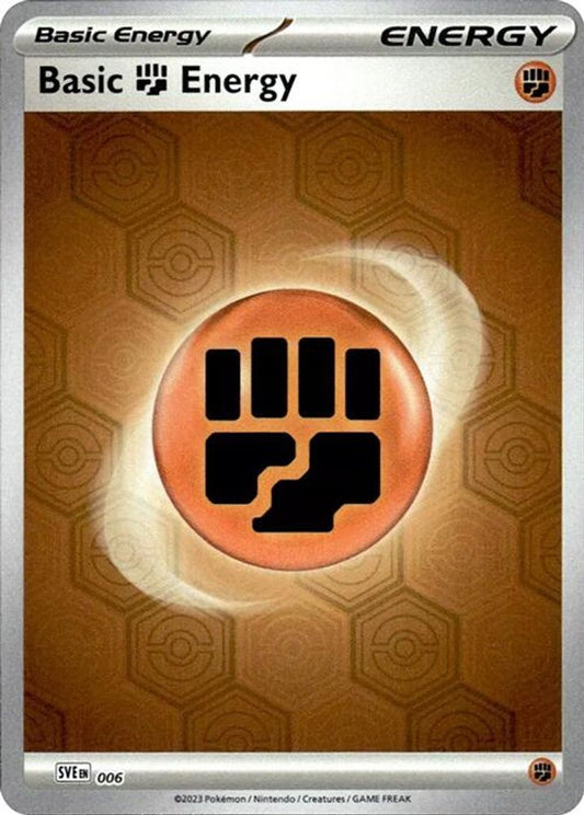 Basic Fighting Energy 006  - Reverse Holofoil SV Shrouded Fable - Common