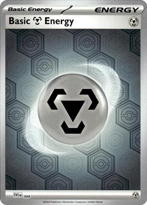 Basic Metal Energy (Reverse Holofoil) 008  - Reverse Holofoil SV Shrouded Fable - Common