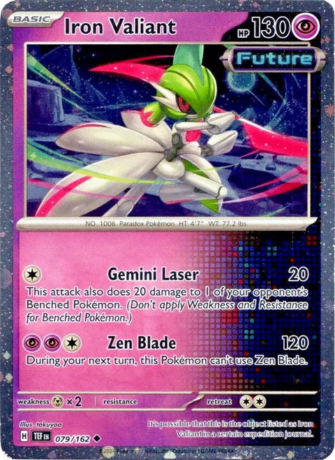 Iron Valiant (Cosmos Holo) 079/162  - Holofoil Miscellaneous Cards & Products - Uncommon