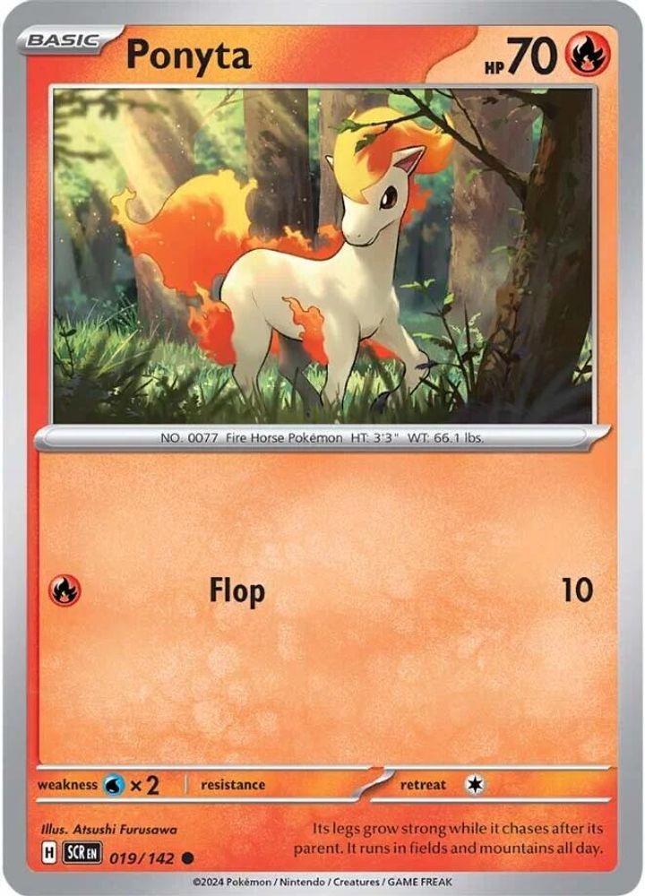 Ponyta 019  SV07 Stellar Crown - Common