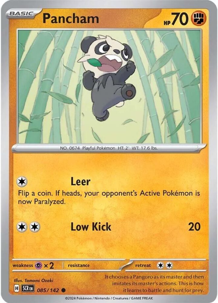Pancham 085  - Reverse Holofoil SV07 Stellar Crown - Common