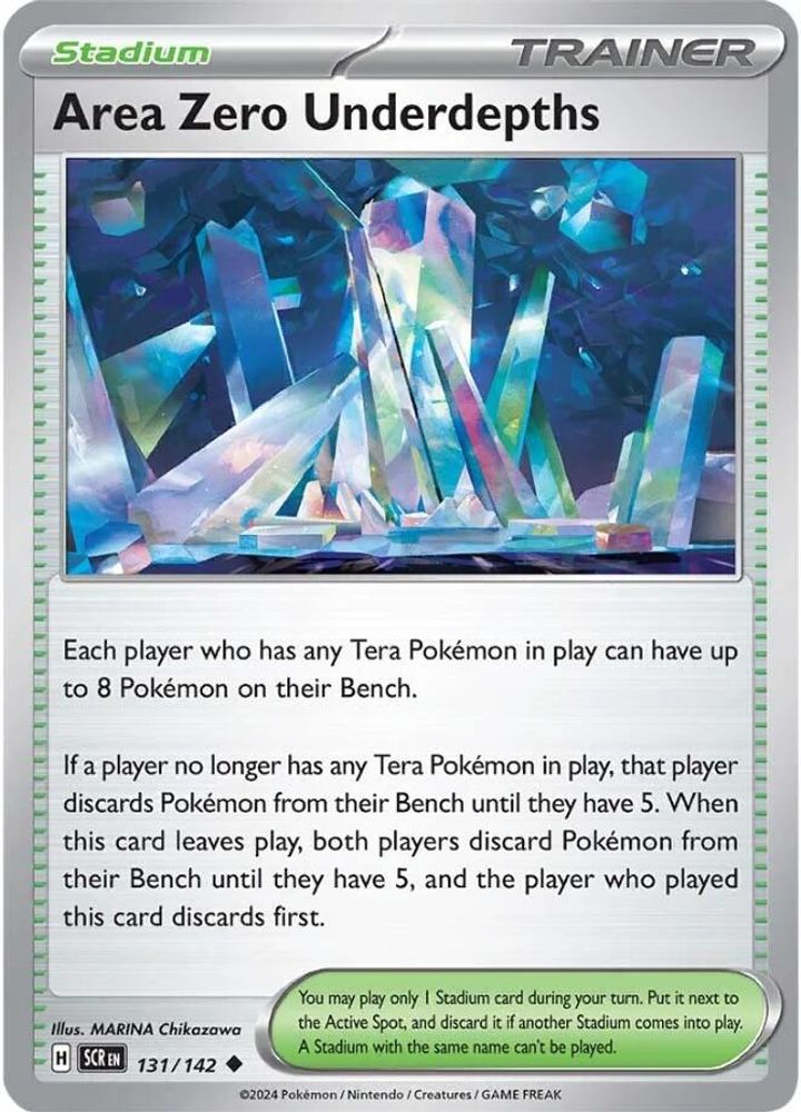 Area Zero Underdepths 131/142  SV07 Stellar Crown - Uncommon