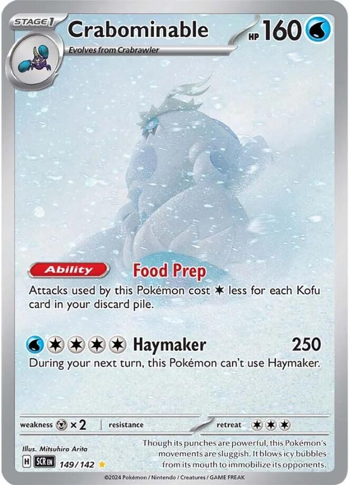 Crabominable 149/142  - Holofoil SV07 Stellar Crown - Illustration Rare