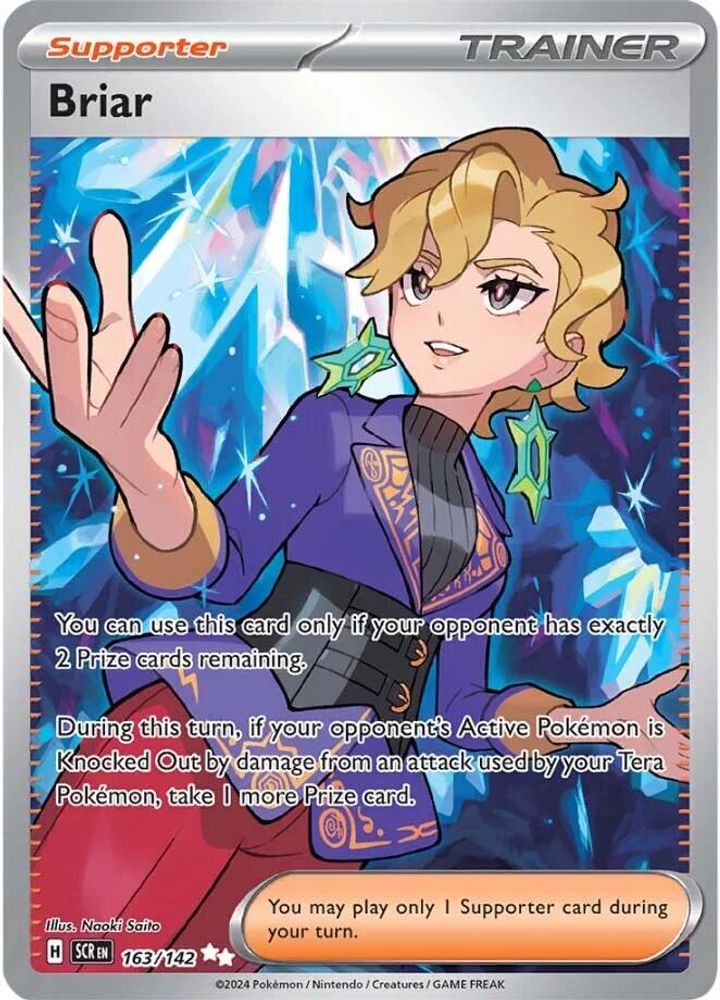 Briar 163/142  - Holofoil SV07 Stellar Crown - Ultra Rare
