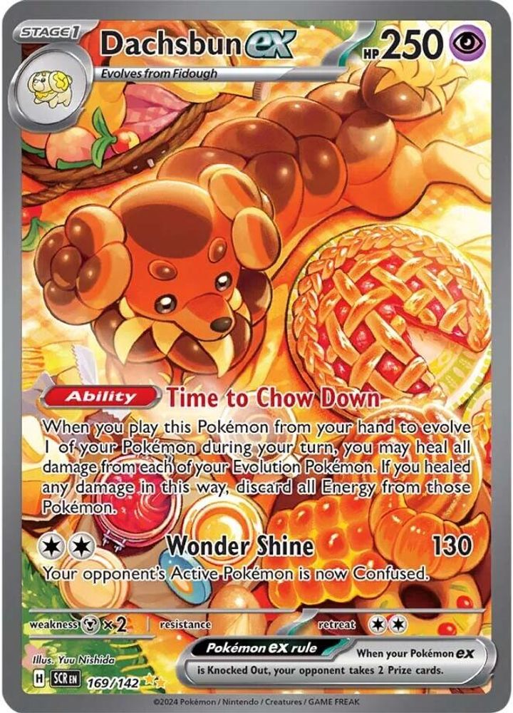 Dachsbun ex 169/142  - Holofoil SV07 Stellar Crown - Special Illustration Rare