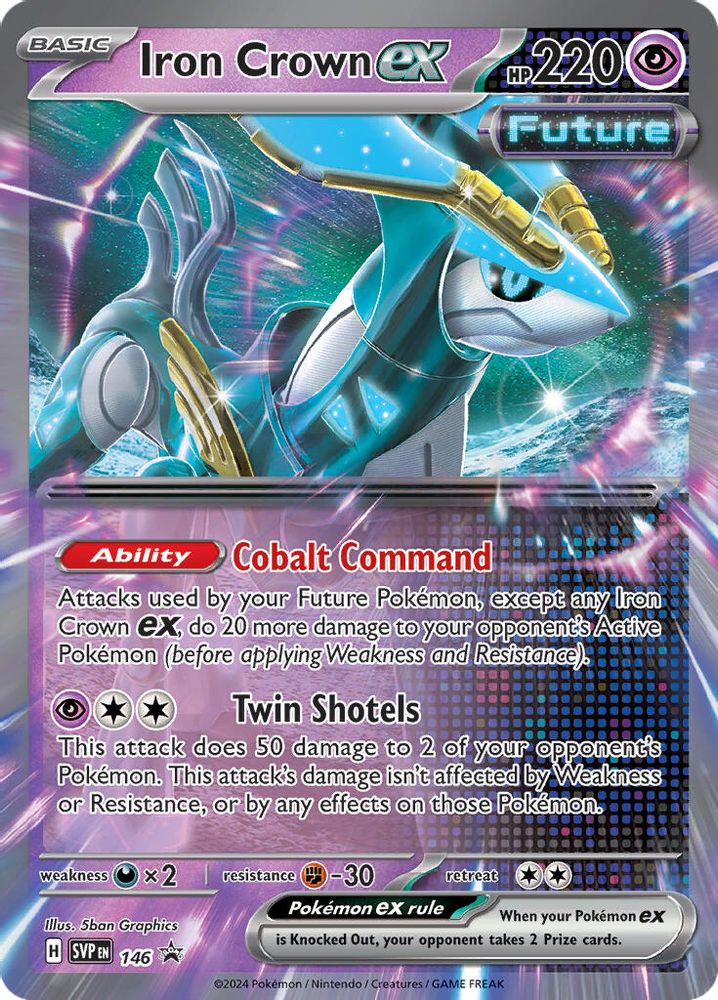 Iron Crown ex 146  - Holofoil SV Scarlet & Violet Promo Cards - Promo