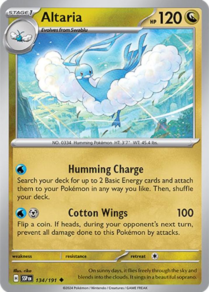 Altaria 134  SV08 Surging Sparks - Uncommon