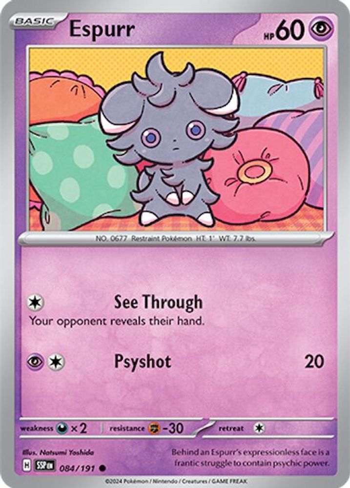 Espurr 084  SV08 Surging Sparks - Common