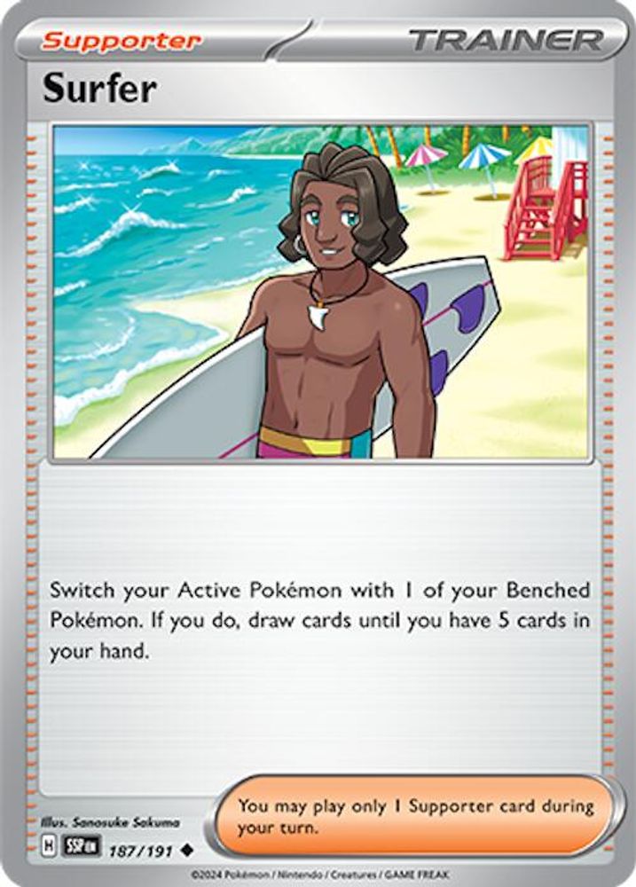 Surfer 187/191  SV08 Surging Sparks - Uncommon