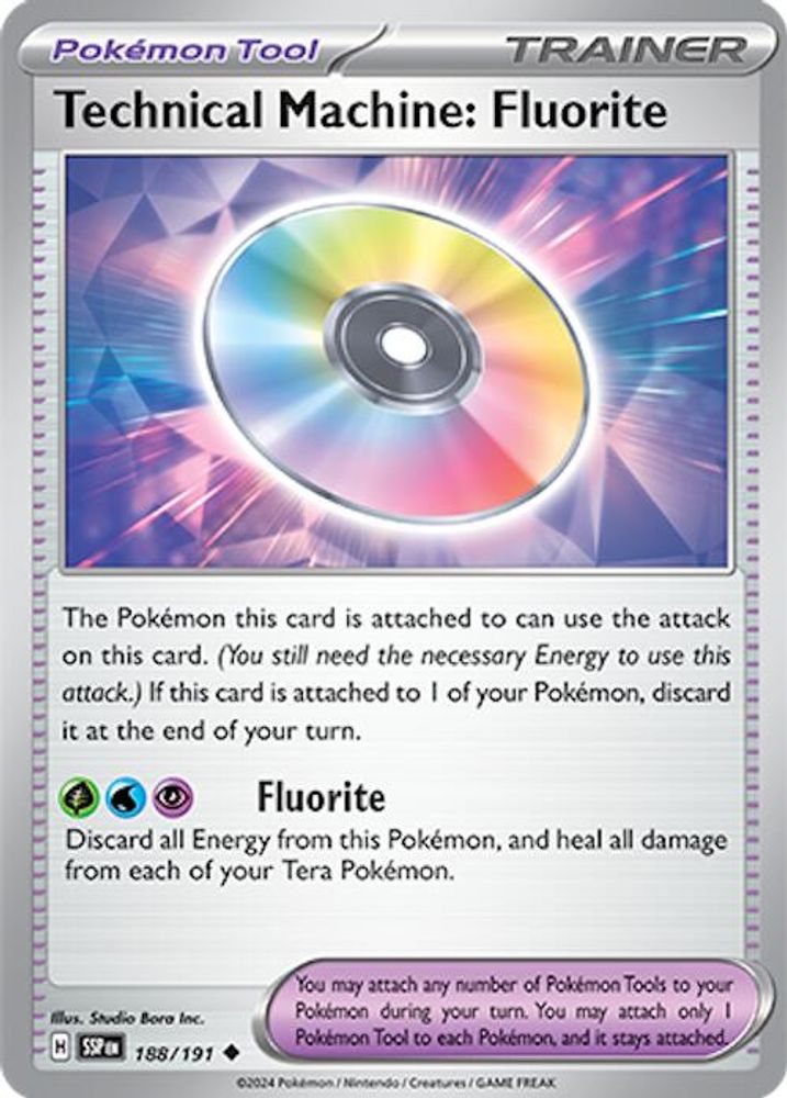 Technical Machine: Fluorite 188  SV08 Surging Sparks - Uncommon