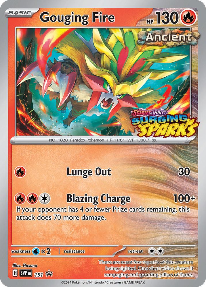 Gouging Fire 151  - Holofoil SV Scarlet & Violet Promo Cards - Promo