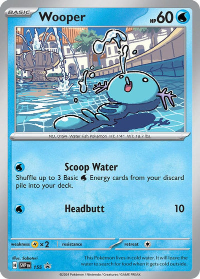 Wooper 155  - Holofoil SV Scarlet & Violet Promo Cards - Promo