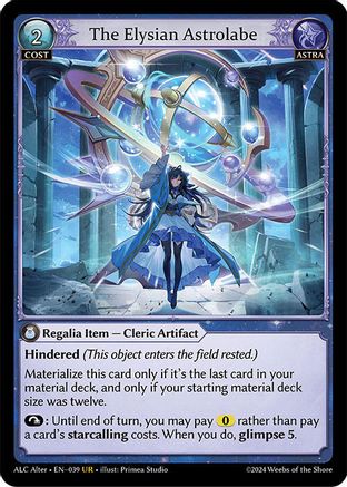 The Elysian Astrolabe (039) - Alchemical Revolution Alter Edition Foil