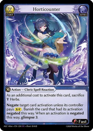 Horticounter (224) - Alchemical Revolution Alter Edition Foil