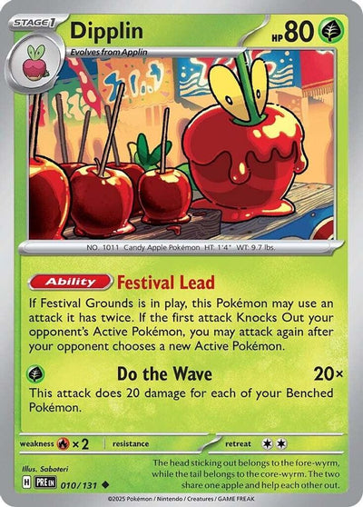 Dipplin 010  - Reverse Holofoil SV Prismatic Evolutions - Uncommon