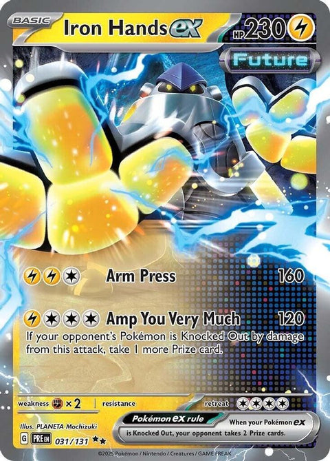 Iron Hands ex 031/131  - Holofoil SV Prismatic Evolutions - Double Rare