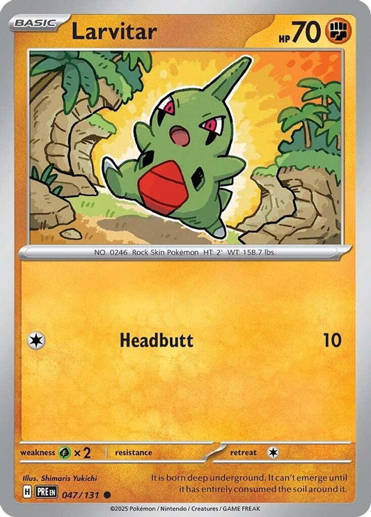 Larvitar 047  SV Prismatic Evolutions - Common