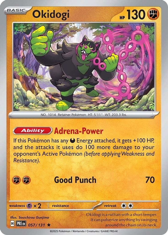 Okidogi 057  - Holofoil SV Prismatic Evolutions - Rare
