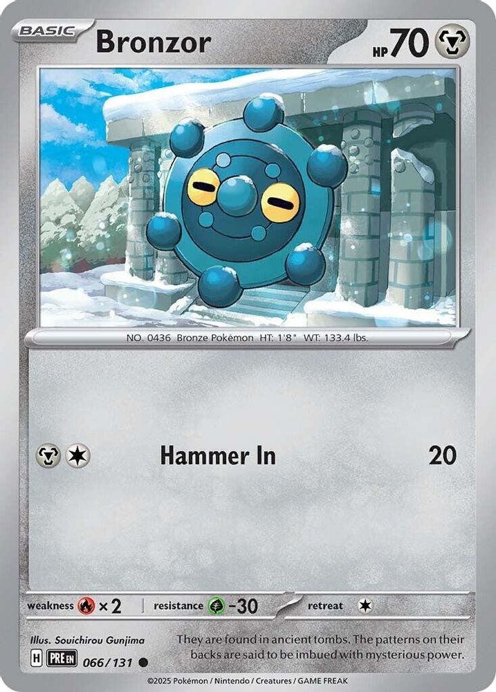 Bronzor 066  SV Prismatic Evolutions - Common