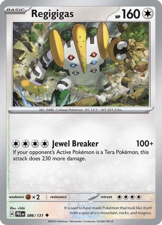 Regigigas 086  SV Prismatic Evolutions - Uncommon