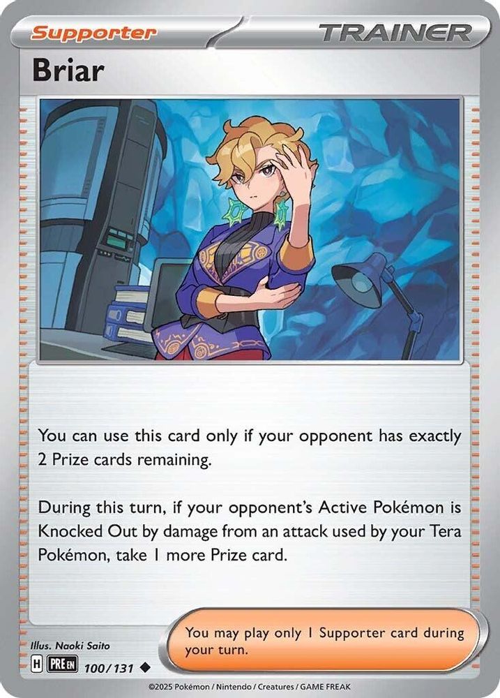 Briar 100  SV Prismatic Evolutions - Uncommon
