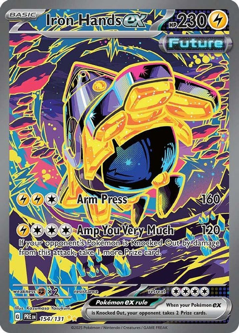 Iron Hands ex 154/131  - Holofoil SV Prismatic Evolutions - Special Illustration Rare