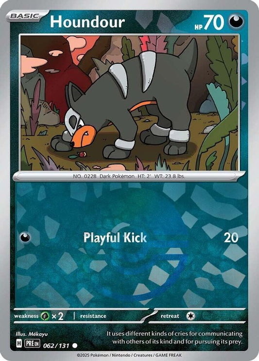 Houndour (Poke Ball Pattern) 062  - Holofoil SV Prismatic Evolutions - Common