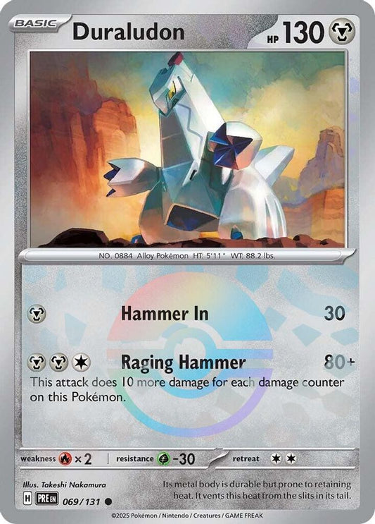 Duraludon (Poke Ball Pattern) 069  - Holofoil SV Prismatic Evolutions - Common
