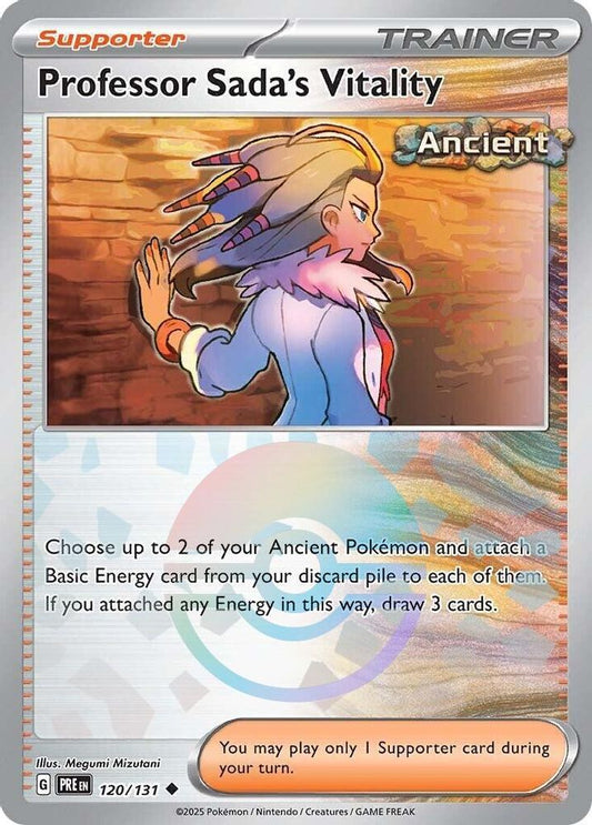 Professor Sada's Vitality (Poke Ball Pattern) 120  - Holofoil SV Prismatic Evolutions - Uncommon