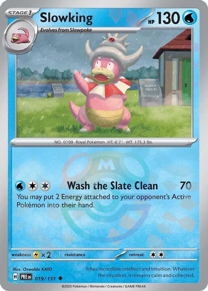 Slowking (Master Ball Pattern) 019  - Holofoil SV Prismatic Evolutions - Uncommon