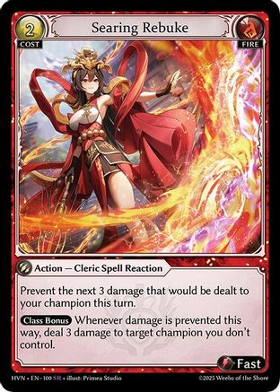 Searing Rebuke (100) - Abyssal Heaven Foil