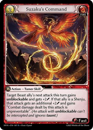 Suzaku's Command (107) - Abyssal Heaven Foil